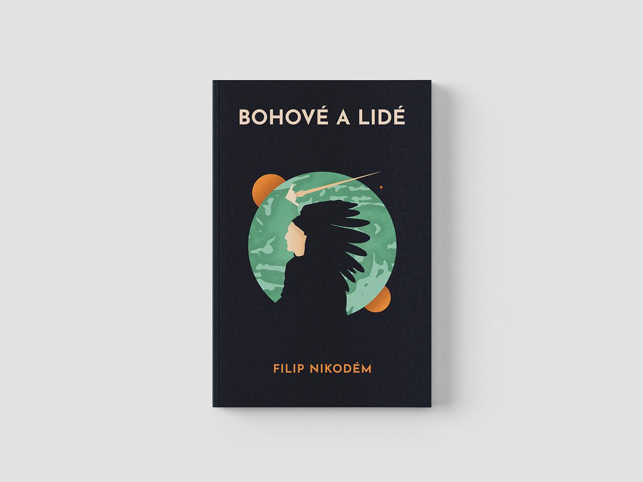 [1/2] Filip Nikodém. Bohové a lidé. Sci-fi ze staré školy, kterou jsem si od počátku představoval jako ošoupaný, pod lavicí schovaný paperback.